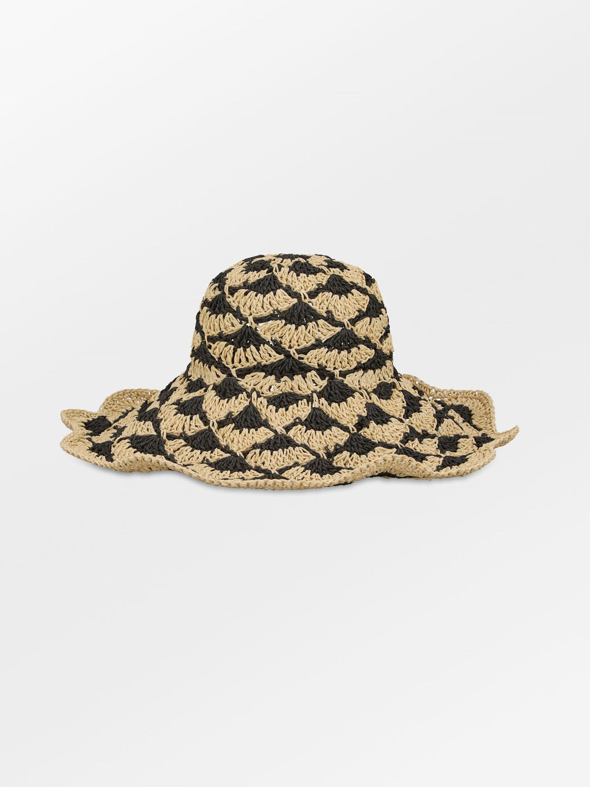 Becksöndergaard, Salepepe Straw Hat - Nature/Black, clothing