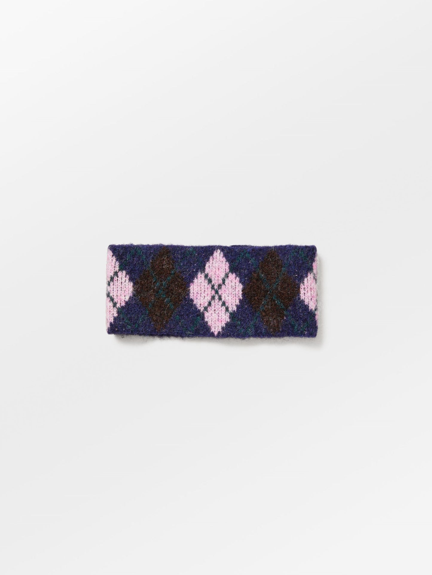 Argyle Wool Headband OneSize BeckSöndergaard.no