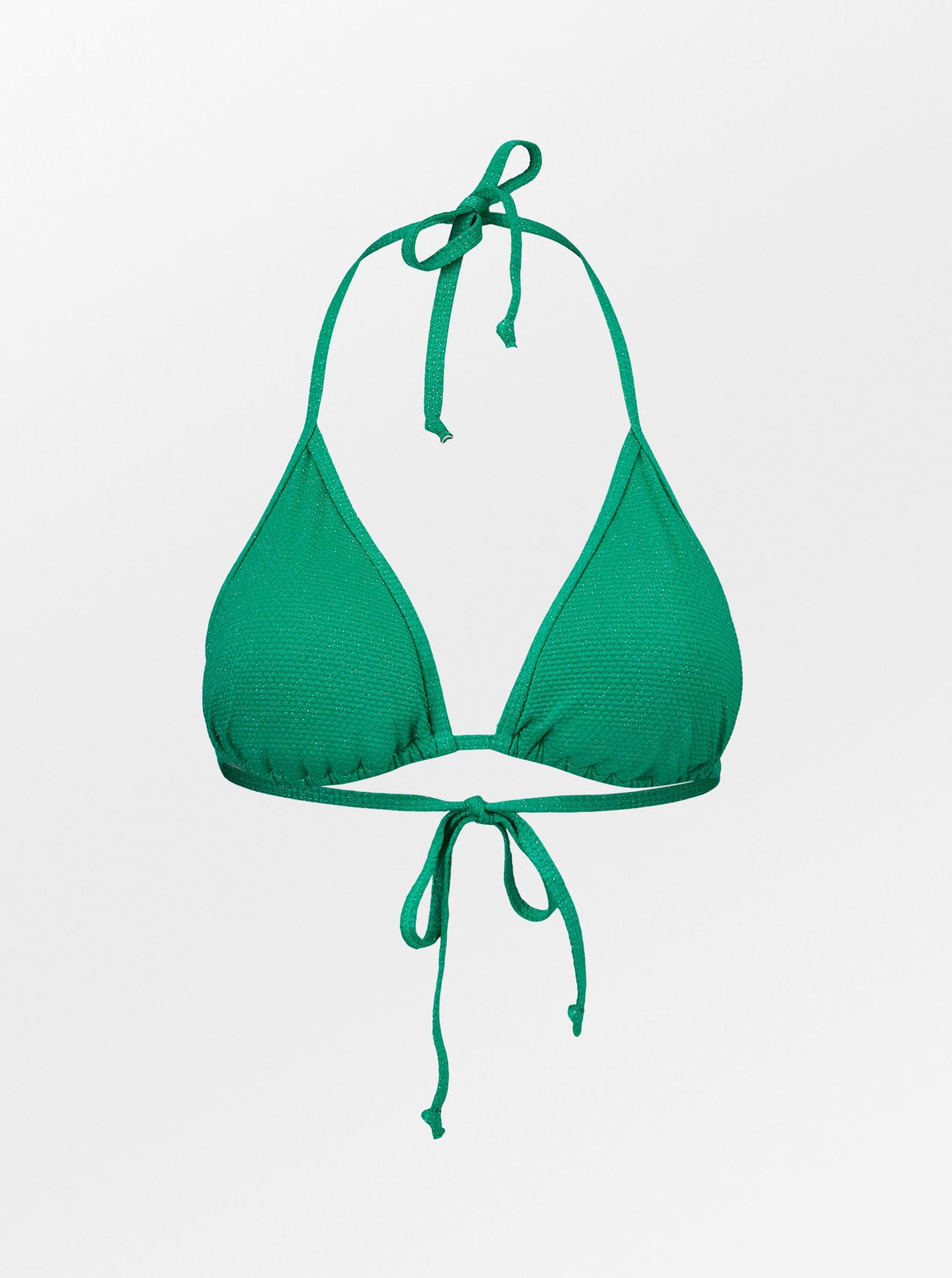 Shobi Bel Bikini Top - Green Clothing BeckSöndergaard.no