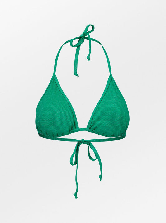Shobi Bel Bikini Top - Green Clothing BeckSöndergaard.no