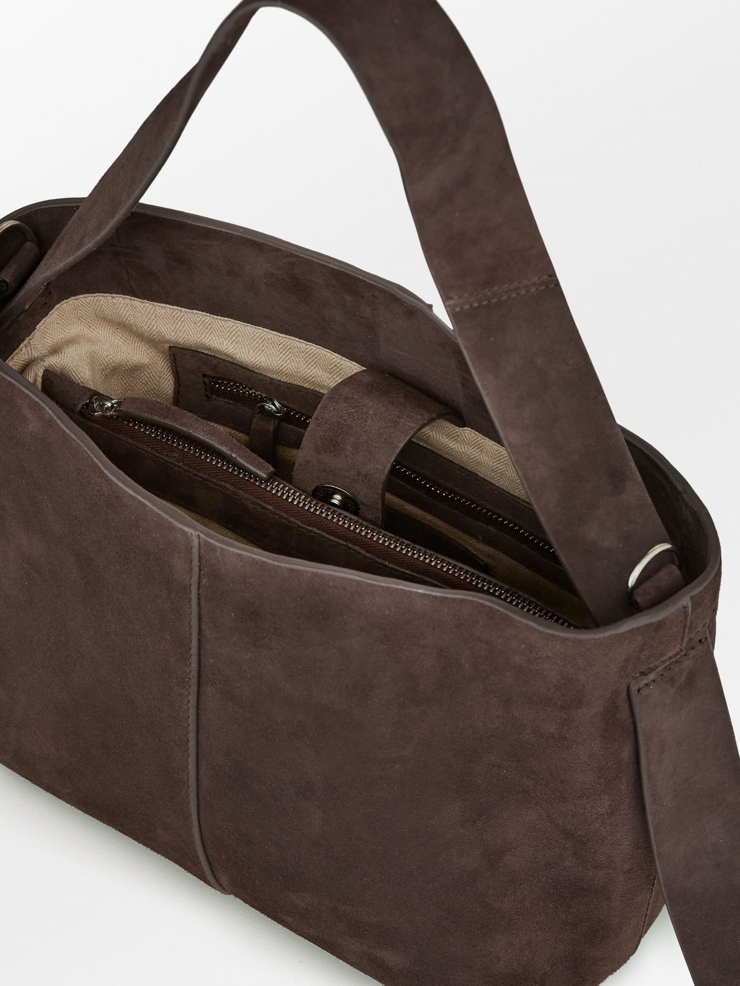 Suede Fraya Small Bag OneSize BeckSöndergaard.no