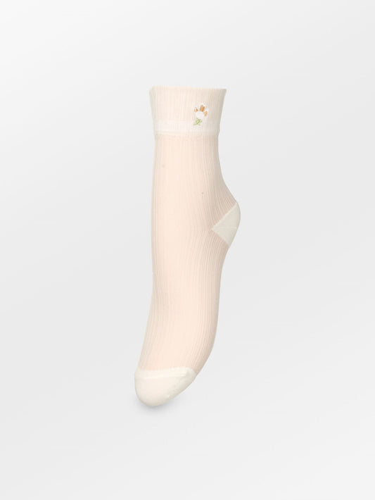 Floral Sheer Sock Socks BeckSöndergaard.no