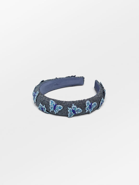 Becksöndergaard, Adonia Midi Beaded Hairbrace - Sargasso Sea Blue, archive, archive, archive