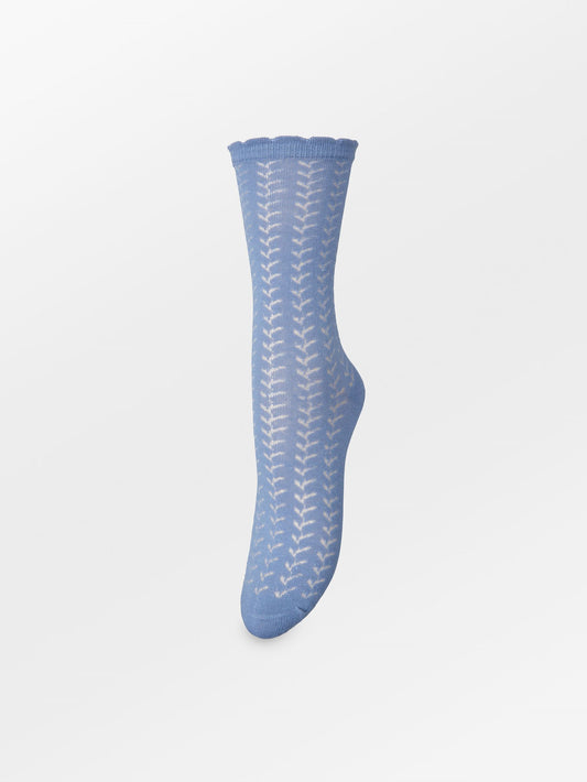 Becksöndergaard, Leofa Cotta Sock - Windward Blue, socks, sale, sale, socks, noos, black week, black week, noos, socks