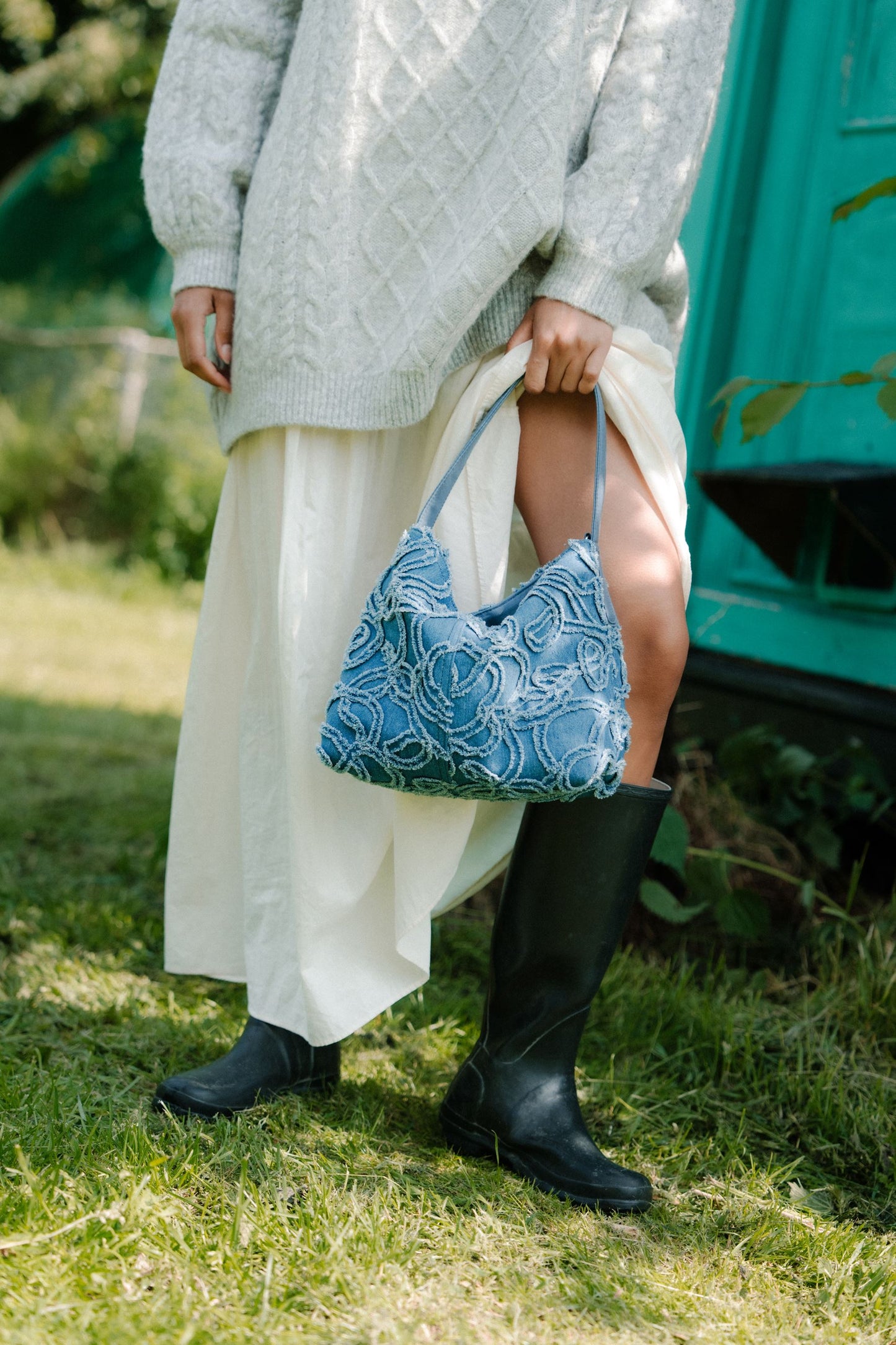 Becksöndergaard, Flowa Denima Fraya Small Bag - Denim, bags, bags, bags, bags, bags