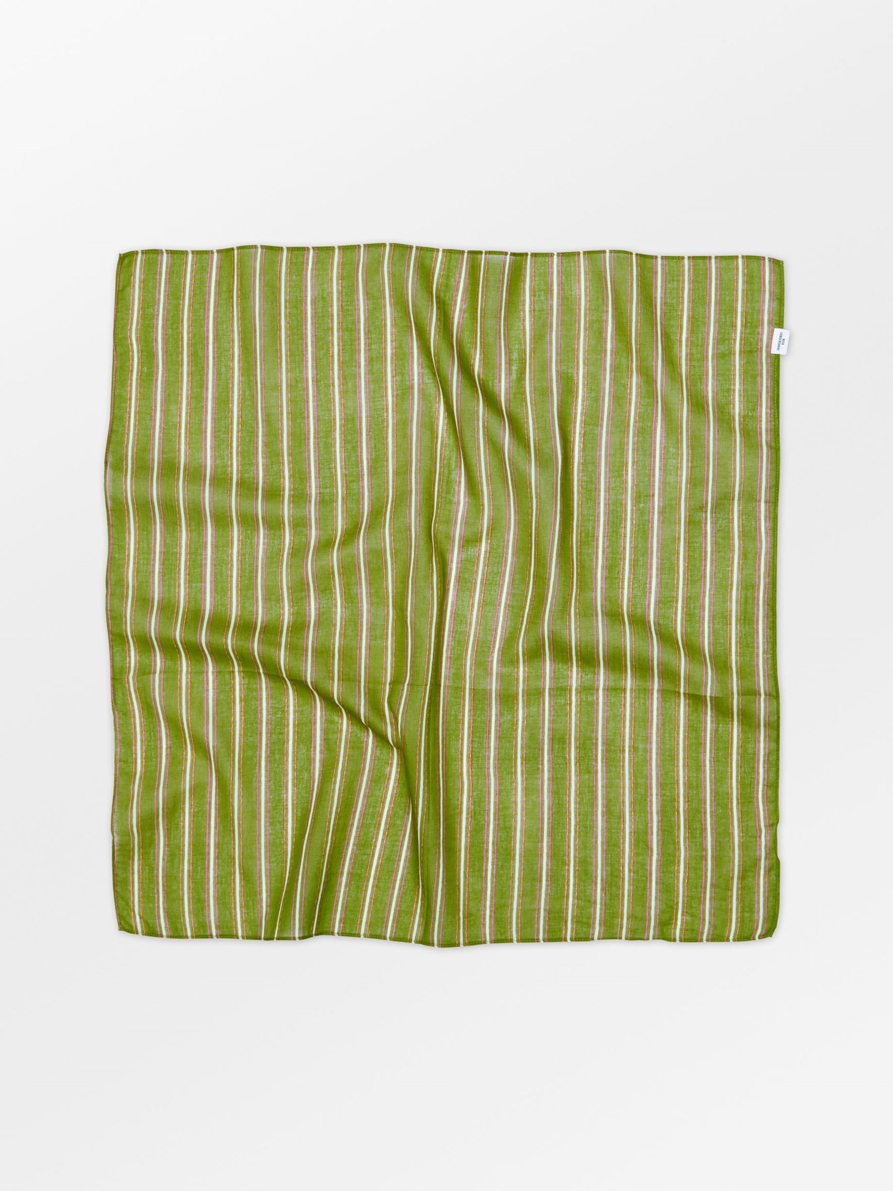 Becksöndergaard, Linoa Cotta Scarf - Grasshopper Green, scarves, sale, sale, scarves