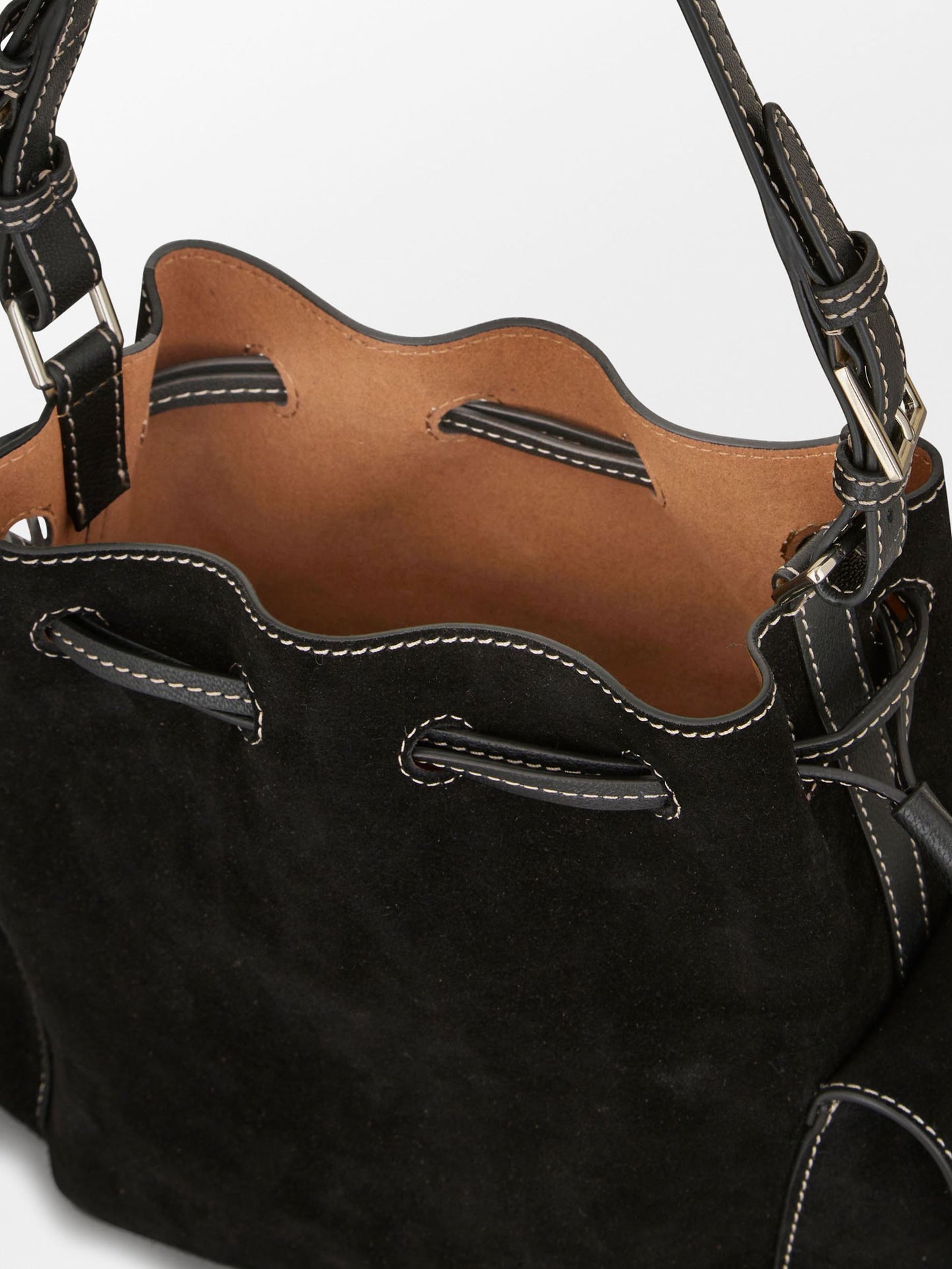 Suede Bucket Small Bag OneSize BeckSöndergaard.no