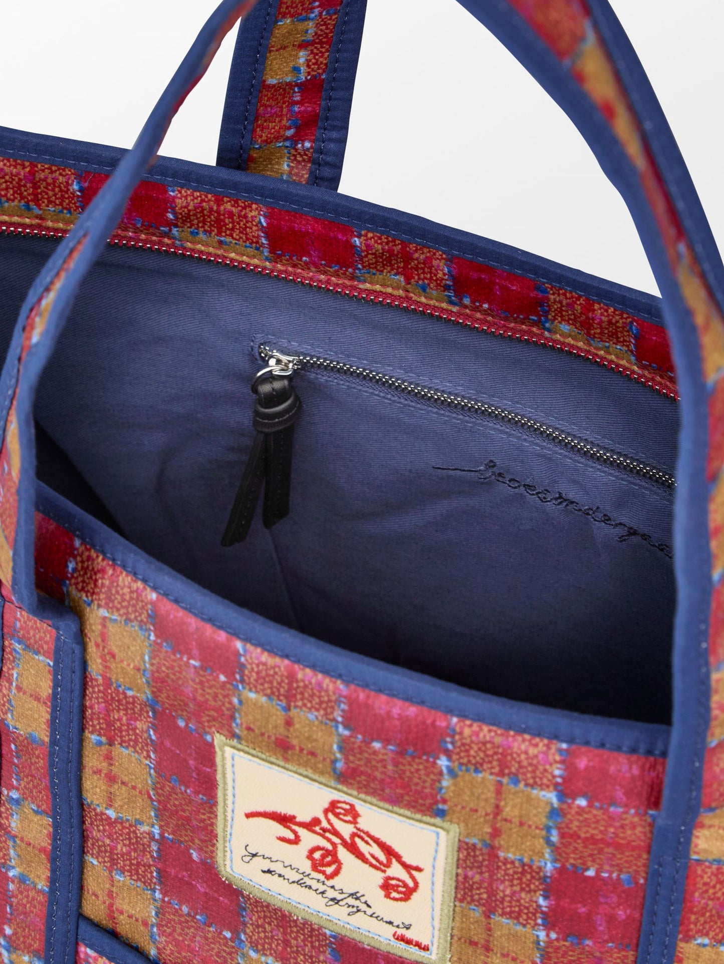 Becksöndergaard, Checky Coated Aubrey Bag - Pompeian Red, bags, bags, bags, bags, bags, bags