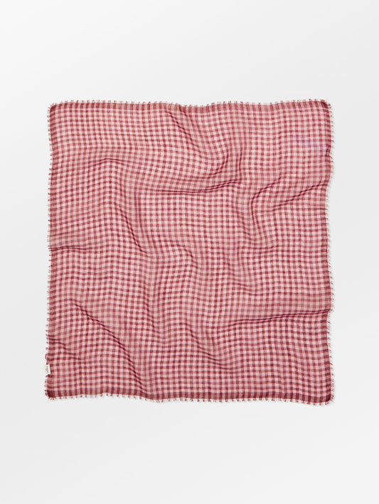 Gingham Wica Scarf OneSize BeckSöndergaard.no