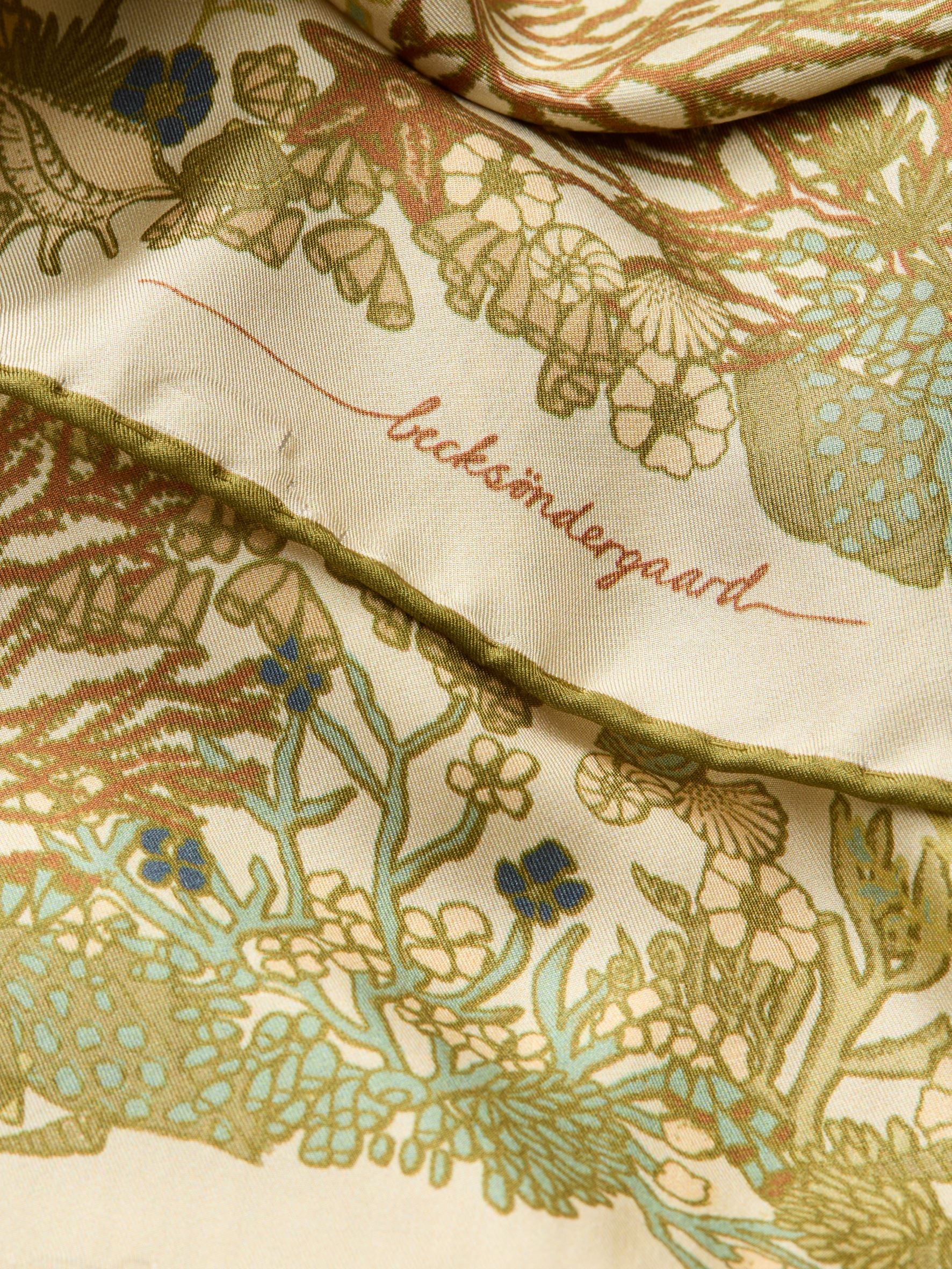 Becksöndergaard, Corallo Sia Scarf - Green Moss, scarves, scarves, scarves