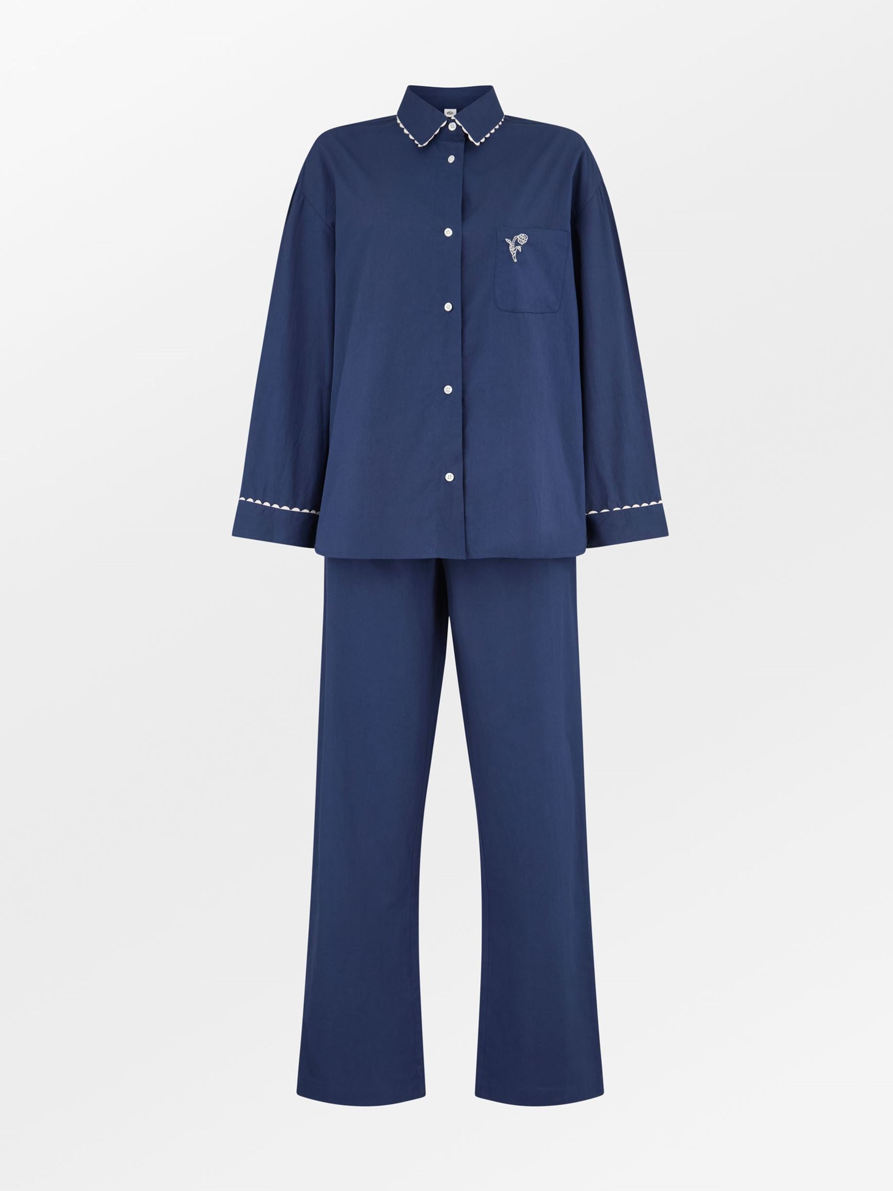 Scallop Pyjamas Shirt Clothing BeckSöndergaard.no