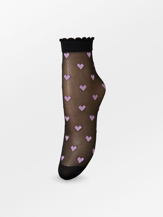 Dagmar Hearts Sock OneSize BeckSöndergaard.no