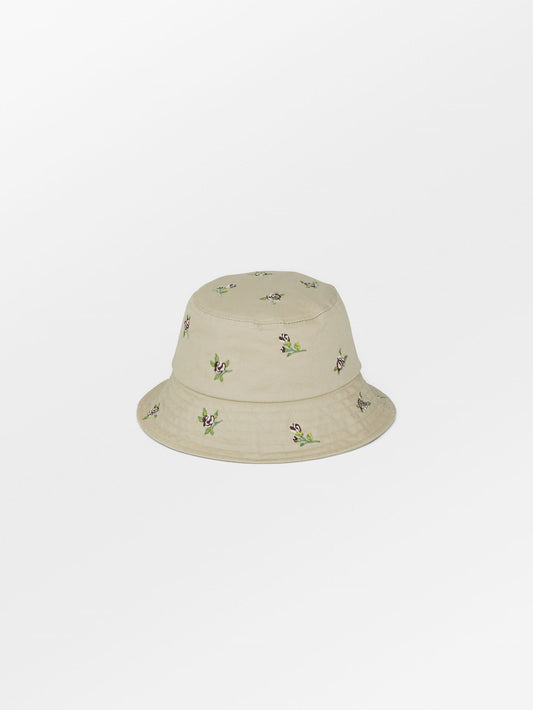 Becksöndergaard, Fleurie Bucket Hat - Cement Beige, archive, archive, mid season sale, mid season sale, accessories