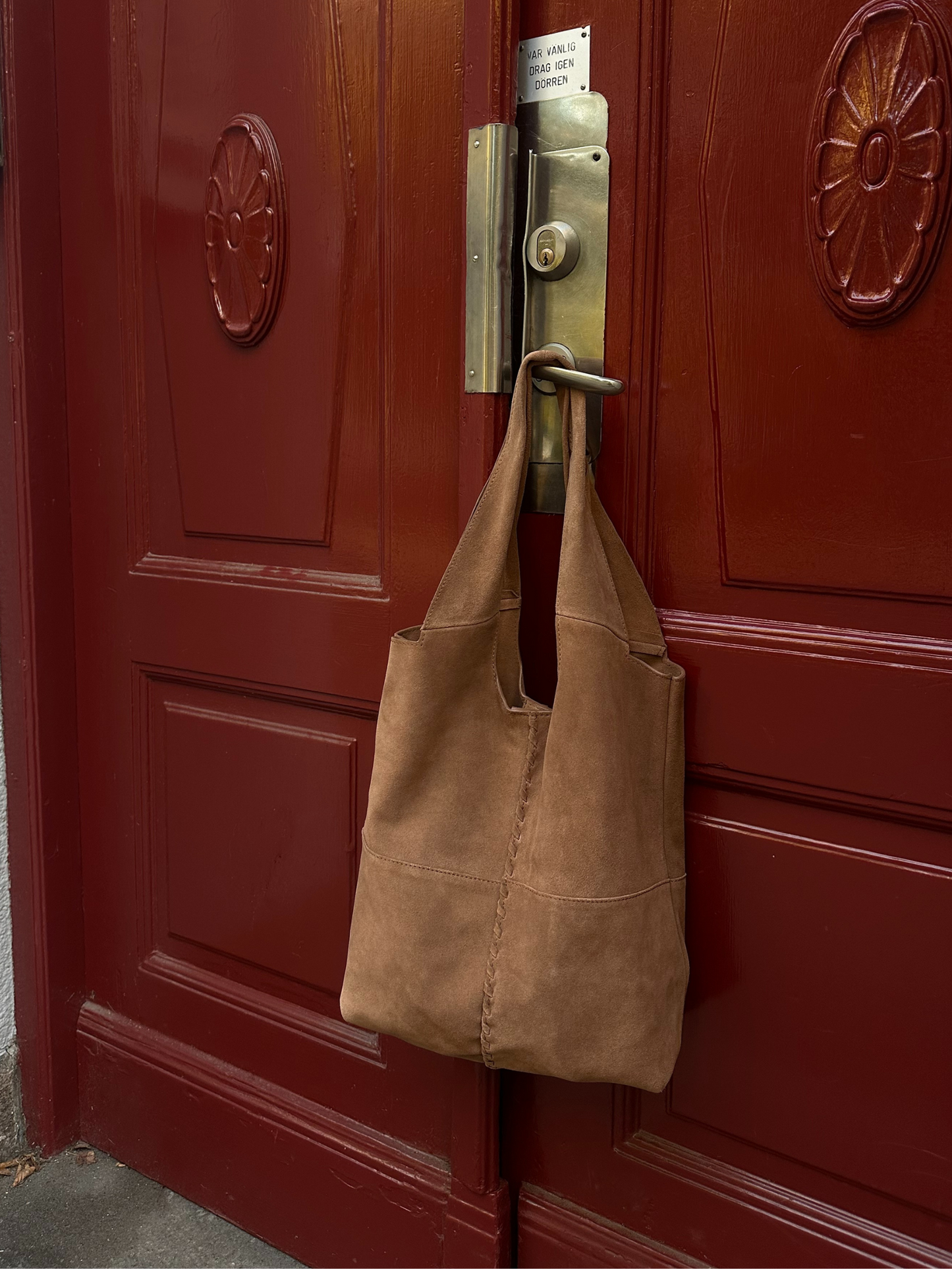 Suede Demi Bag - Brown OneSize BeckSöndergaard.no