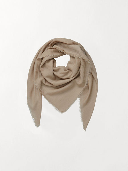 Mill Wool Scarf - Beige – BeckSöndergaard.no