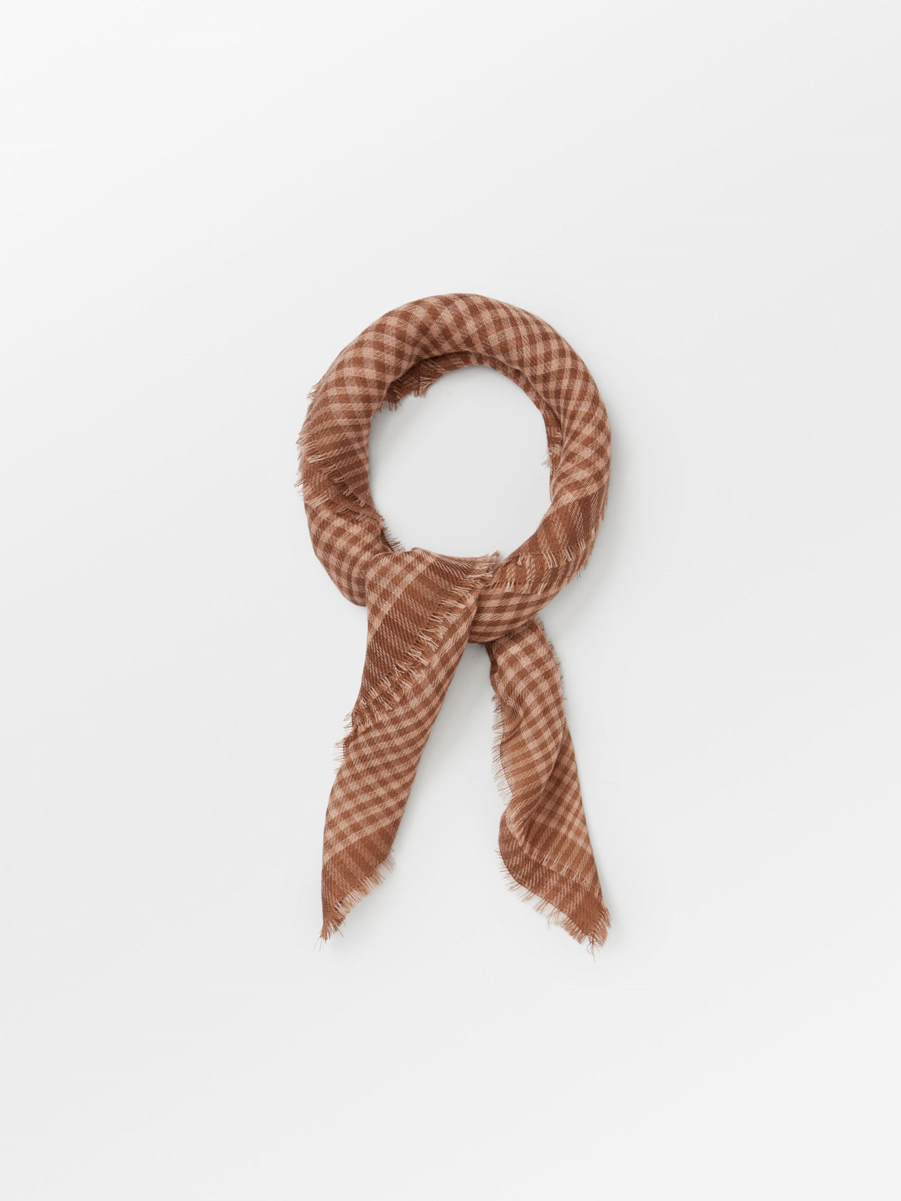 Gingham Wica Scarf OneSize BeckSöndergaard.no