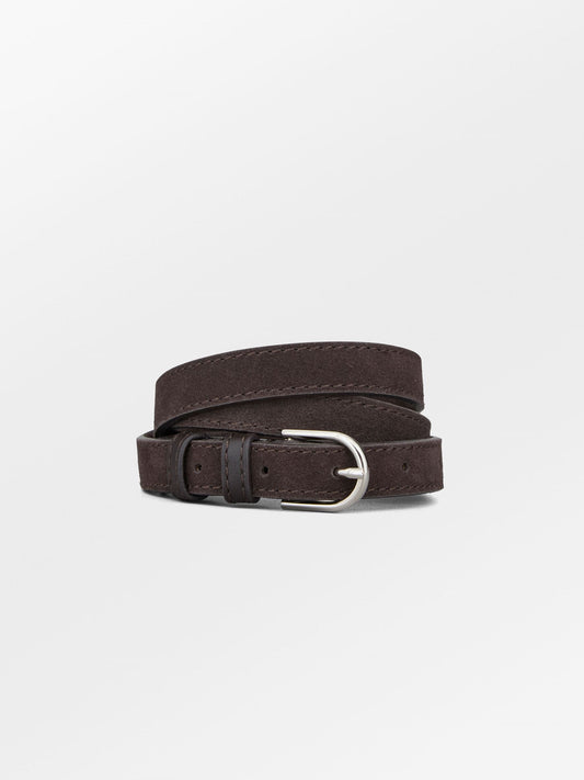 Becksöndergaard, Suede Zoe Belt - Chocolate Torte, accessories