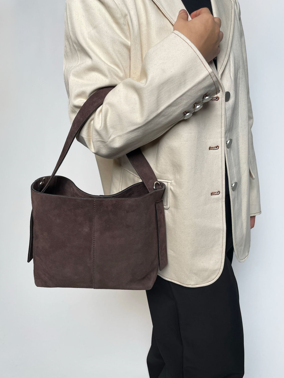 Suede Fraya Small Bag OneSize BeckSöndergaard.no