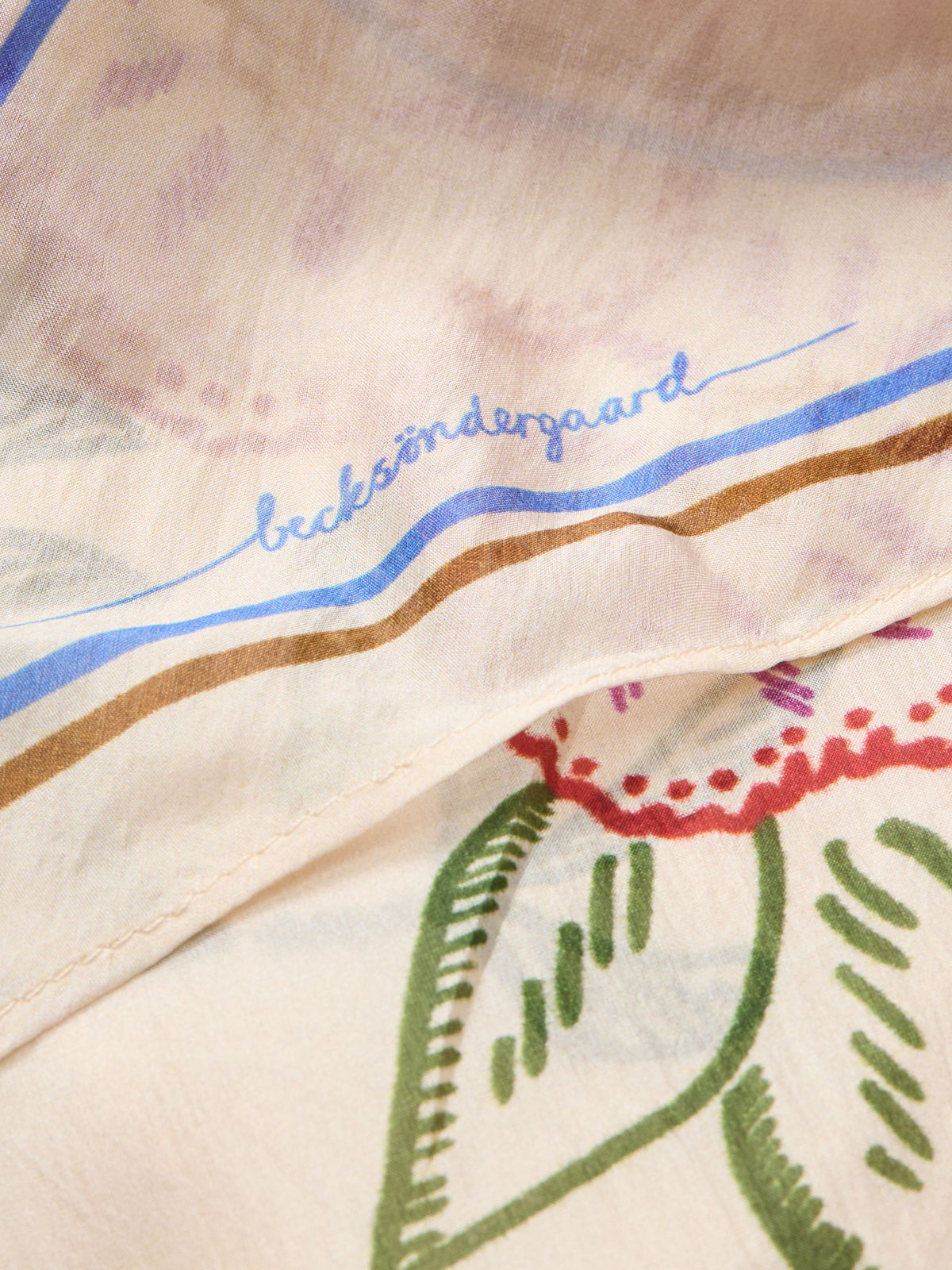 Becksöndergaard, Efloria Triangle Taby Scarf - Birch White, scarves, scarves