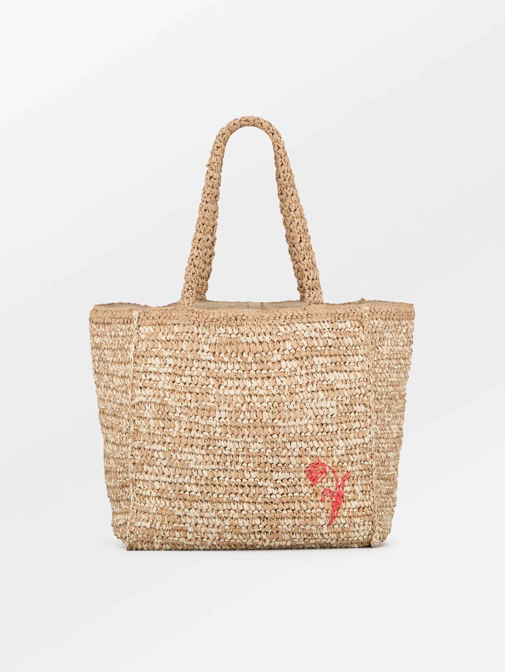 Paper Straw Tota Bag OneSize BeckSöndergaard.no