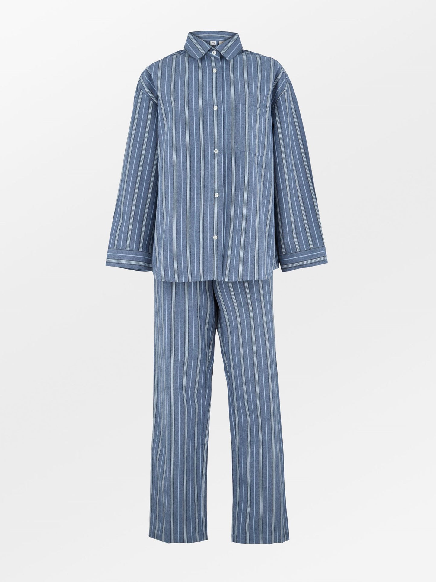 Striped Flannel Pyjamas Set Clothing BeckSöndergaard.no