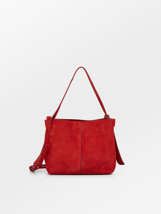 Becksöndergaard, Suede Fraya Small Bag - Adrenaline Red, bags, bags, bags, bags, bags