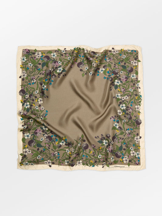 Becksöndergaard, Autumn Blackberry Sia Scarf - Fungi Brown, scarves, scarves, scarves, scarves, gifts, gifts, black week, black week