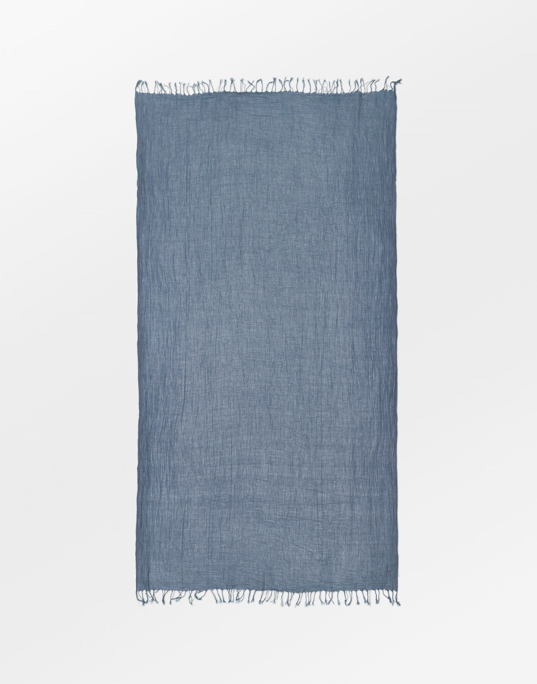 Becksöndergaard, Solid Ilona Scarf - Country Blue, scarves, black week, black week