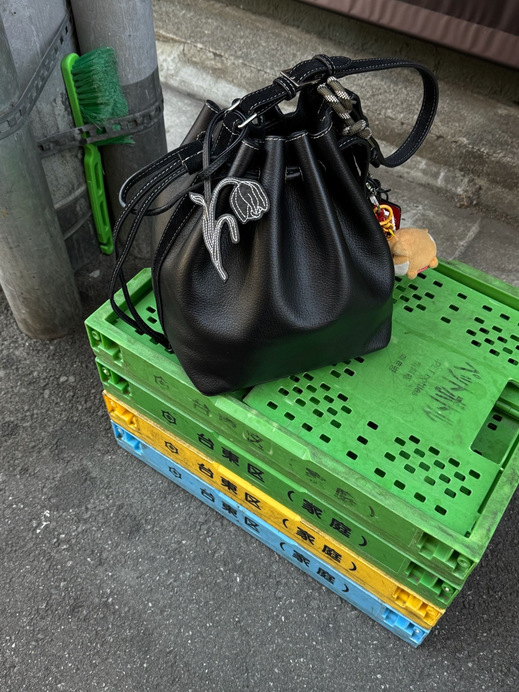 Smooth Bucket Bag OneSize BeckSöndergaard.no