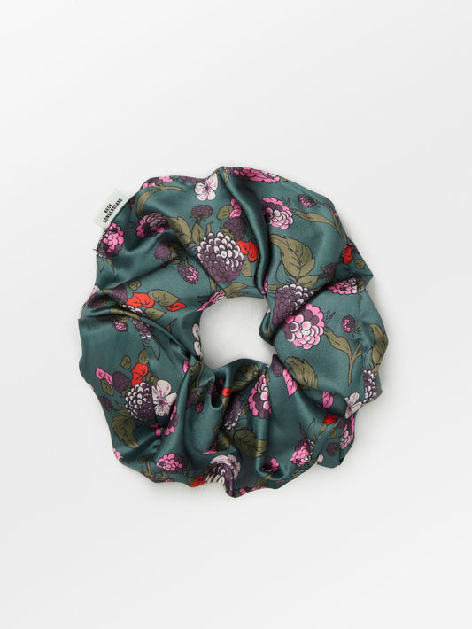 Becksöndergaard, Autumn Blackberry Luster Scrunchie - Topiary Green, accessories, accessories, black week, black week