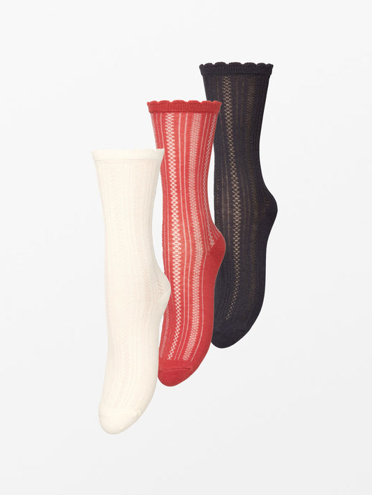 Crochia Cotta Sock 3 Pack Socks BeckSöndergaard.no