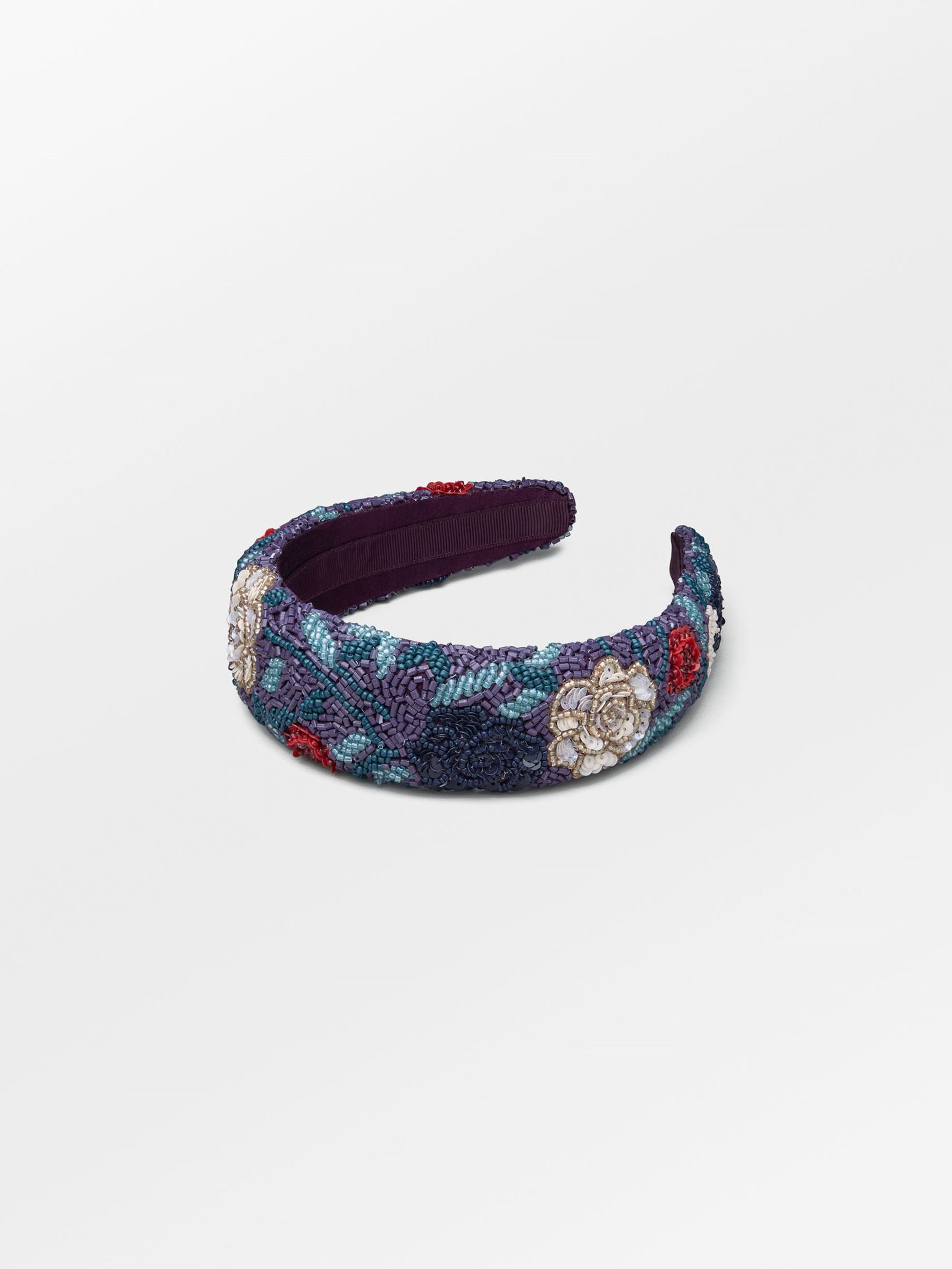Wintery Wide Beaded Hairbrace OneSize BeckSöndergaard.no