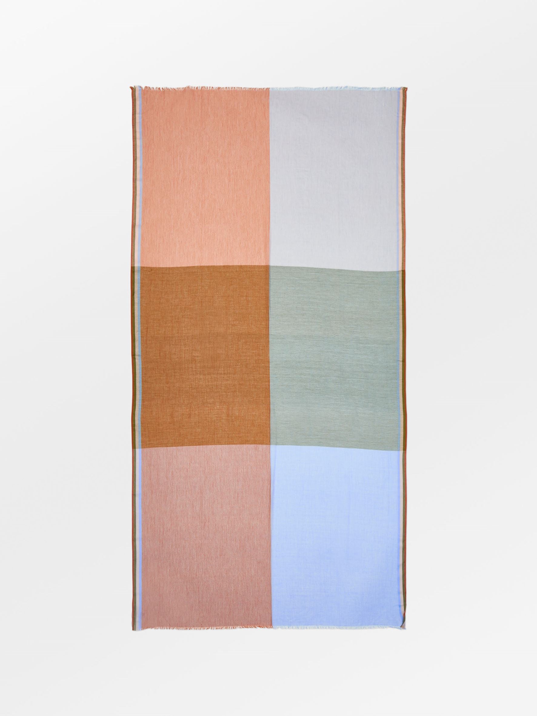 Kikke Cowea Scarf - Brown OneSize BeckSöndergaard.no