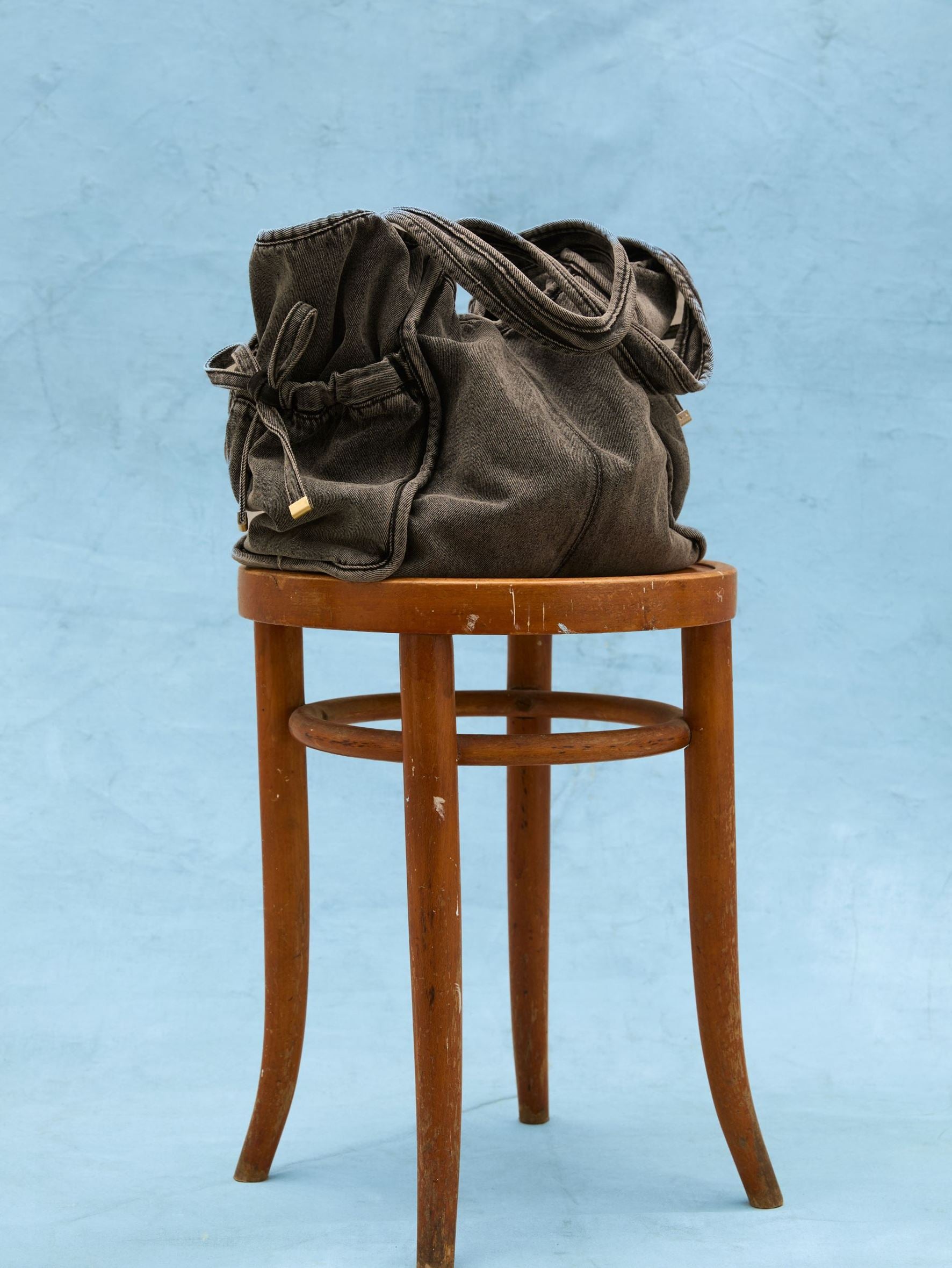 Washed Denima Laurel Bag OneSize BeckSöndergaard.no