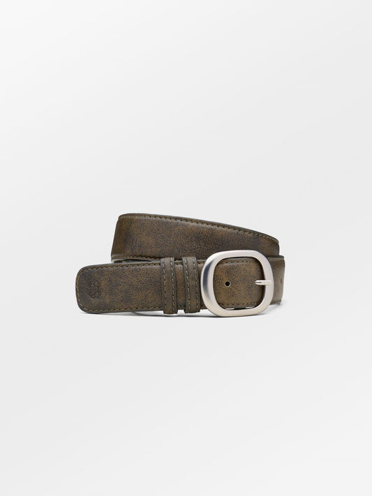 Crushed Wide Leather Belt Clothing BeckSöndergaard.no