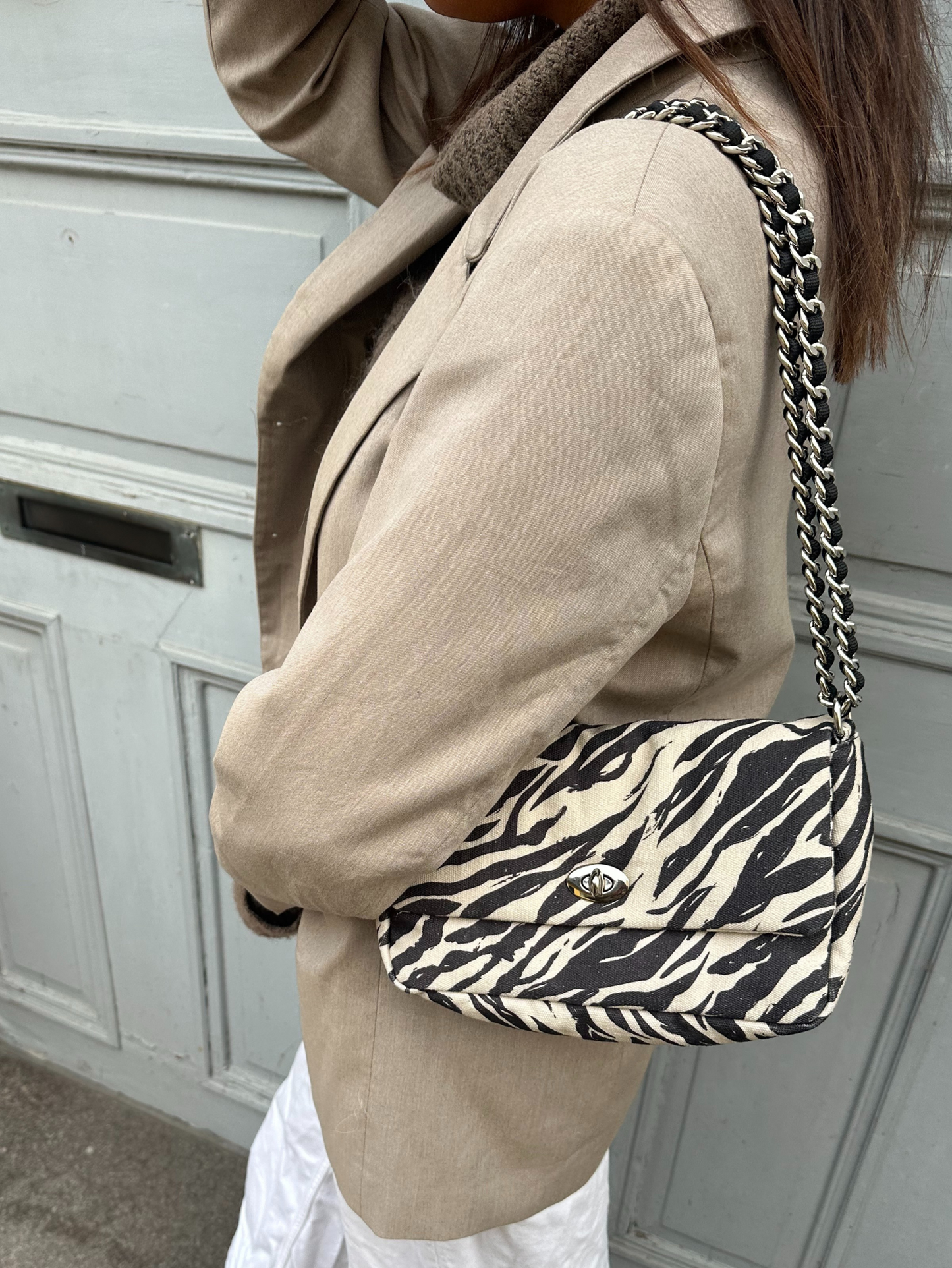 Becksöndergaard, Zerona Canvas Hollis Bag - Black, struct - slet produkter