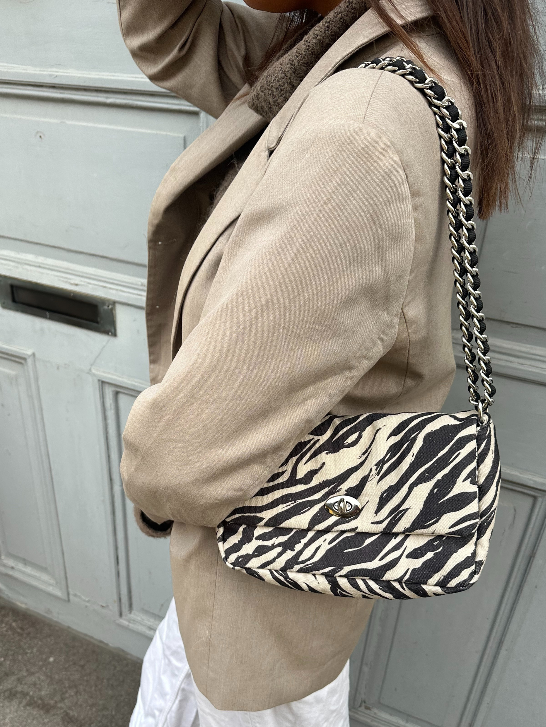 Becksöndergaard, Zerona Canvas Hollis Bag - Black, struct - slet produkter