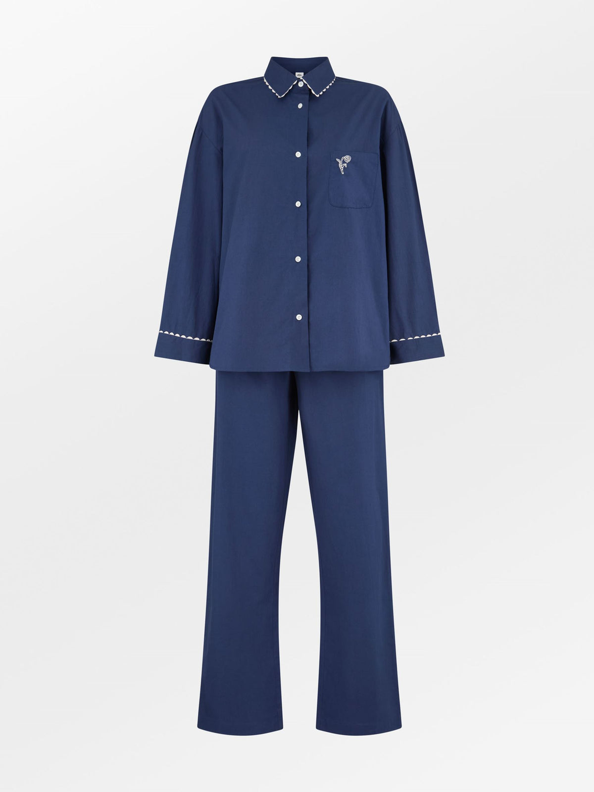 Scallop Pyjamas Shirt Clothing BeckSöndergaard.no