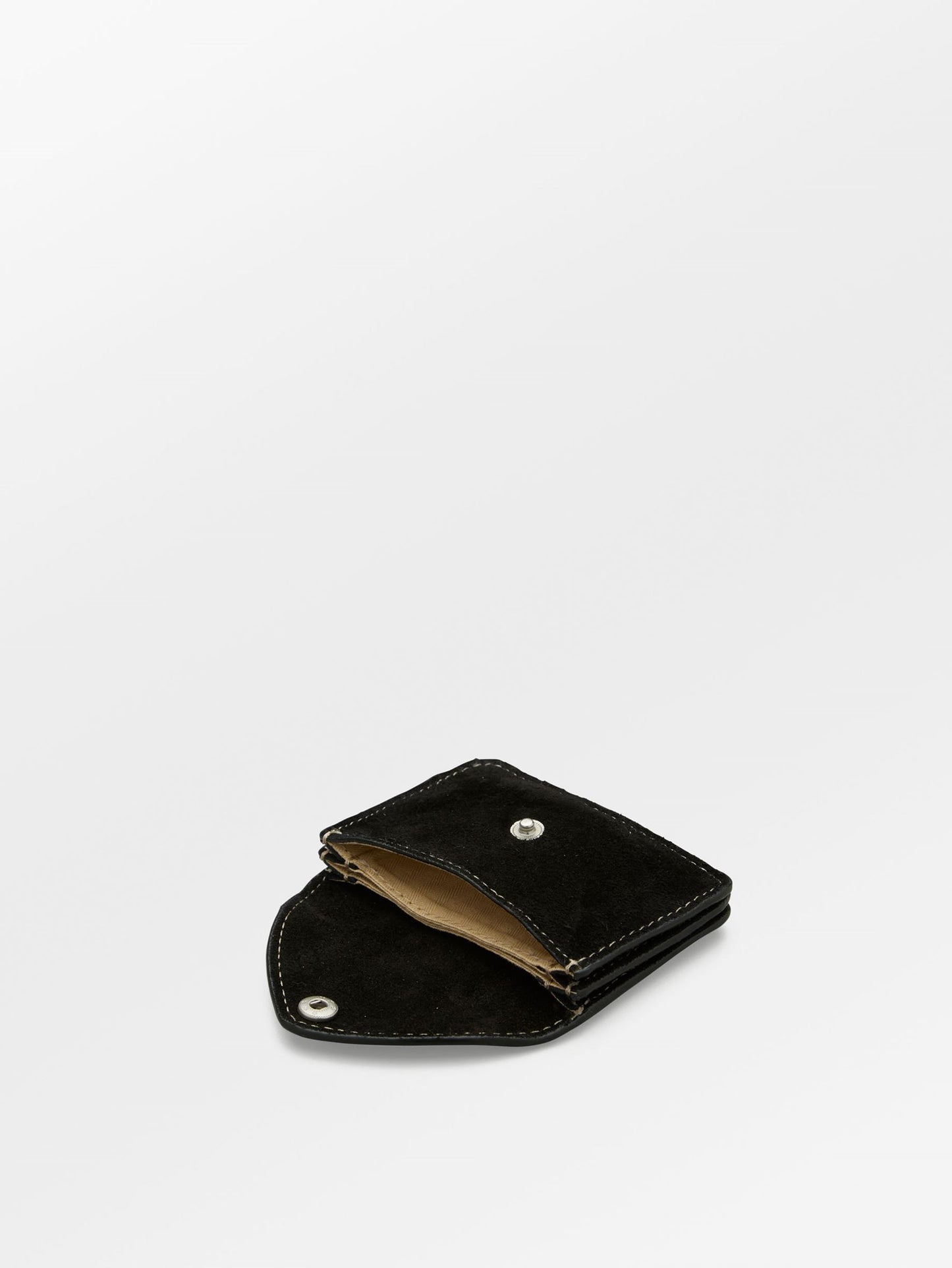 Becksöndergaard, Suede Card Wallet - Black, accessories, accessories, mid season sale, mid season sale, black week, black week, black week