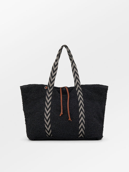 Becksöndergaard, Paper Straw Pheobe Bag - Black, archive, archive