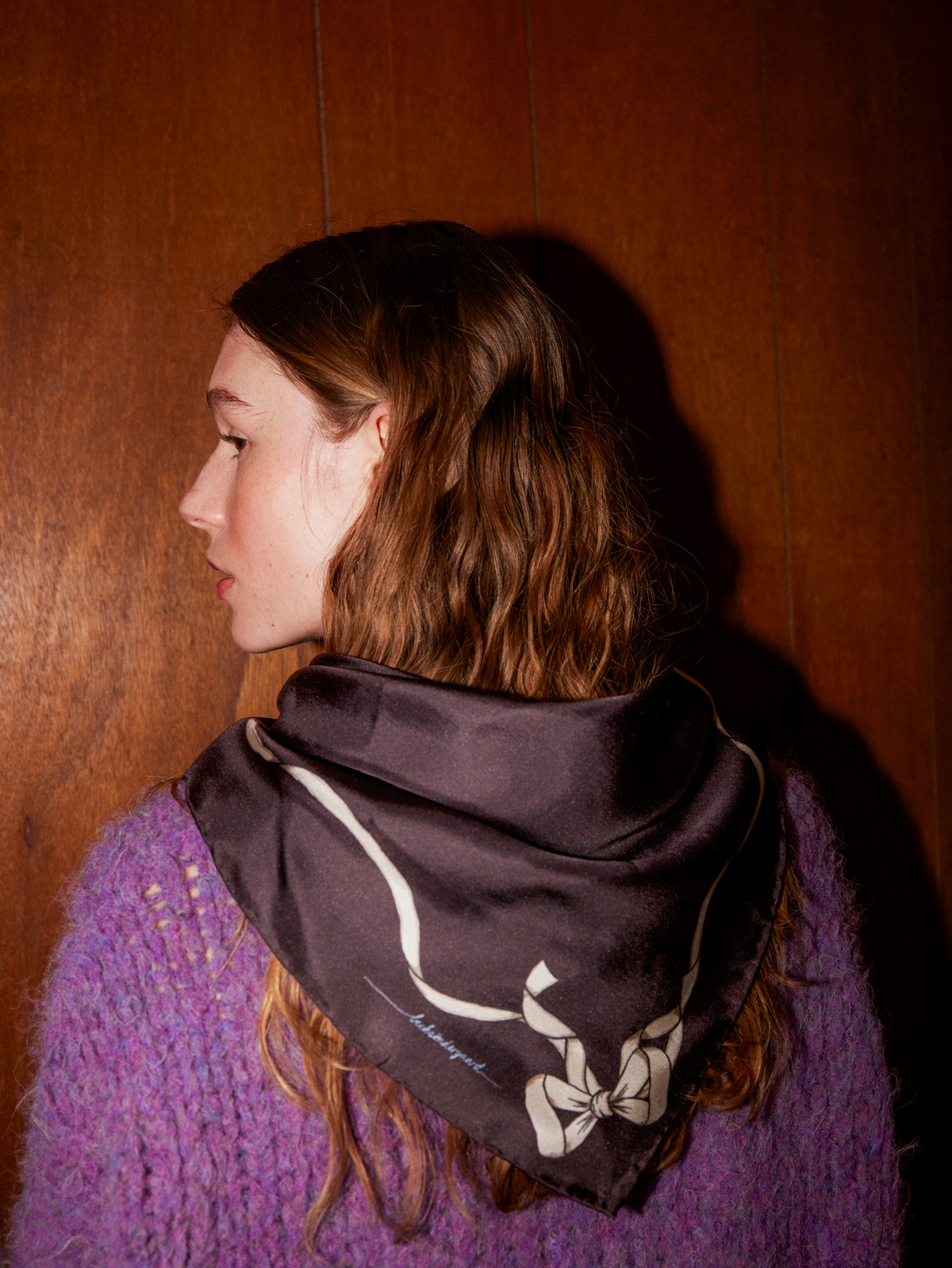 Becksöndergaard, Bowtora Sia Scarf - Hot Fudge Brown, scarves, scarves