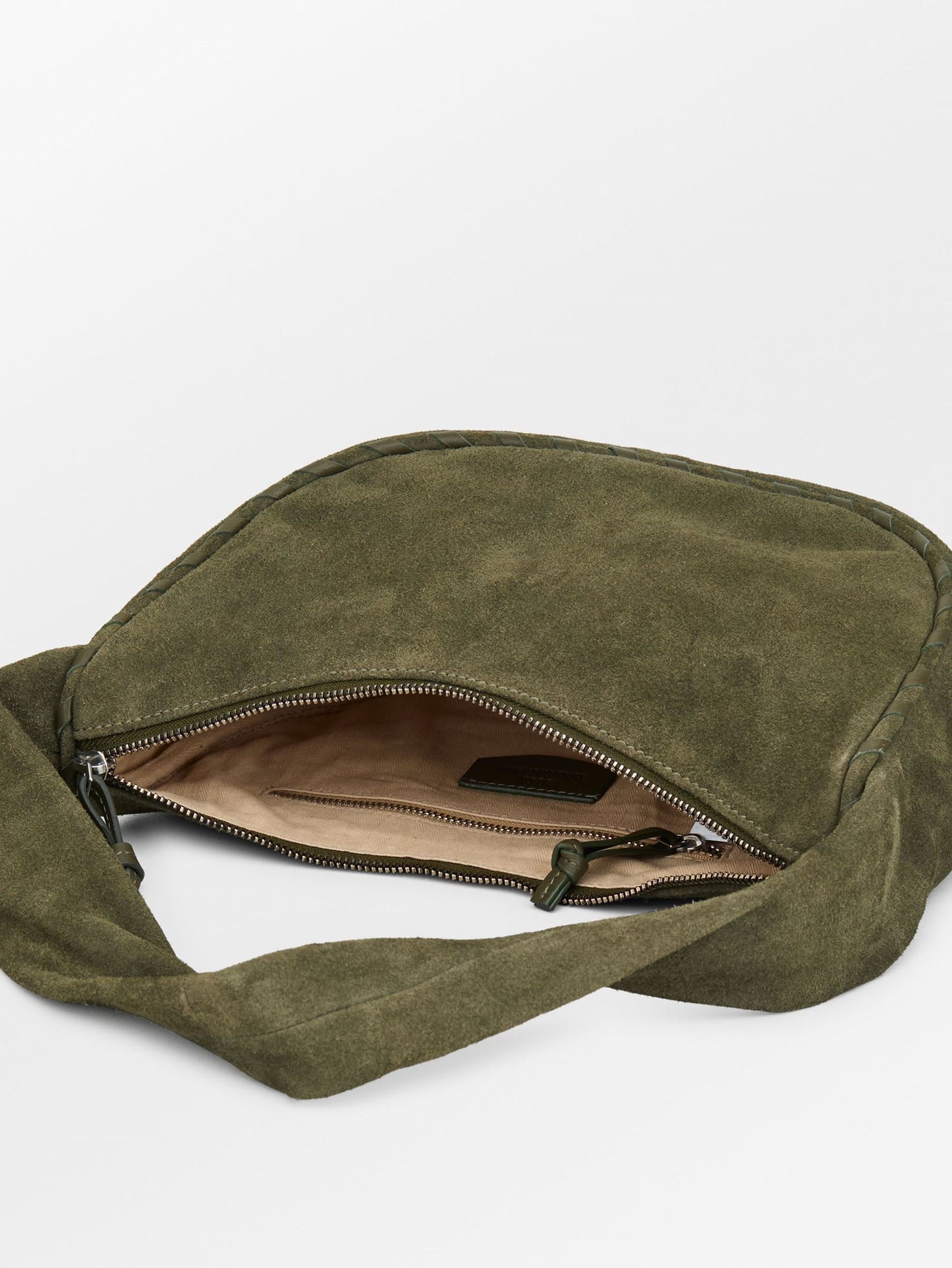 Suede Veg Talia Bag - Army OneSize BeckSöndergaard.no