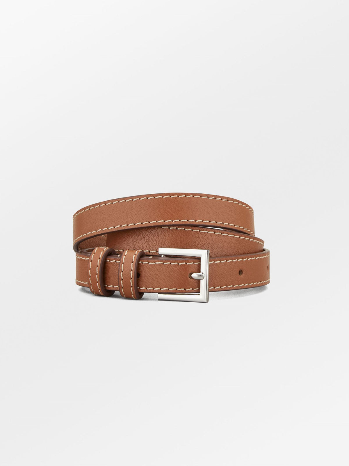 Becksöndergaard, Nappa Hailey Belt - Cognac Brown, clothing