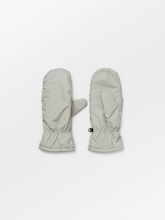 Padded Nylona Mitten - Sage Green Clothing BeckSöndergaard.no