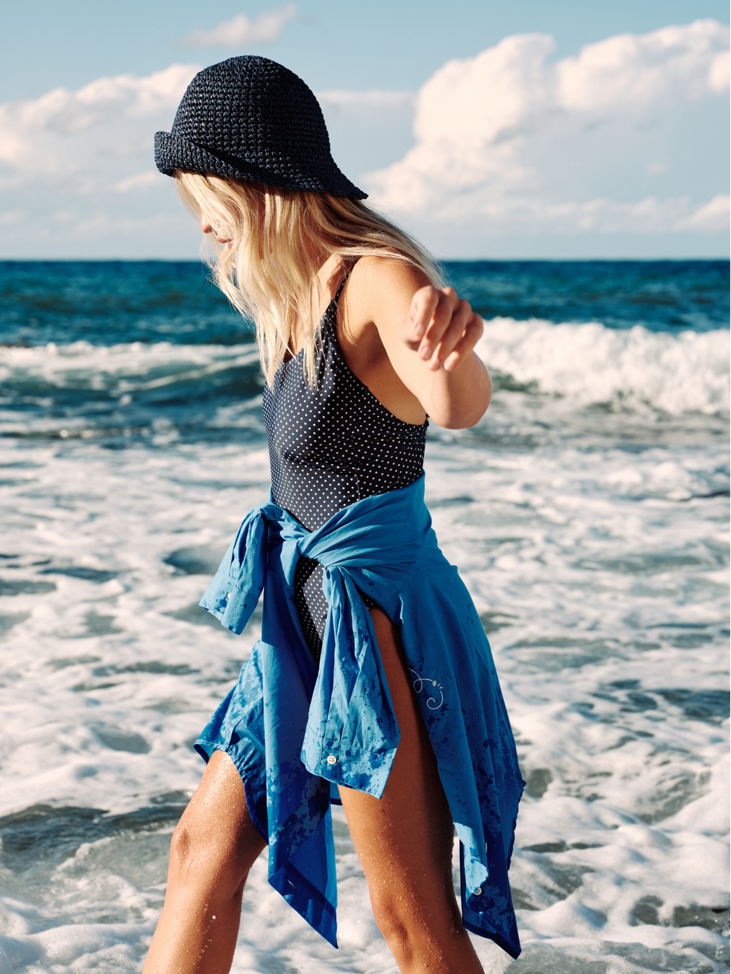 Polka Dot Bea Swimsuit Clothing BeckSöndergaard.no