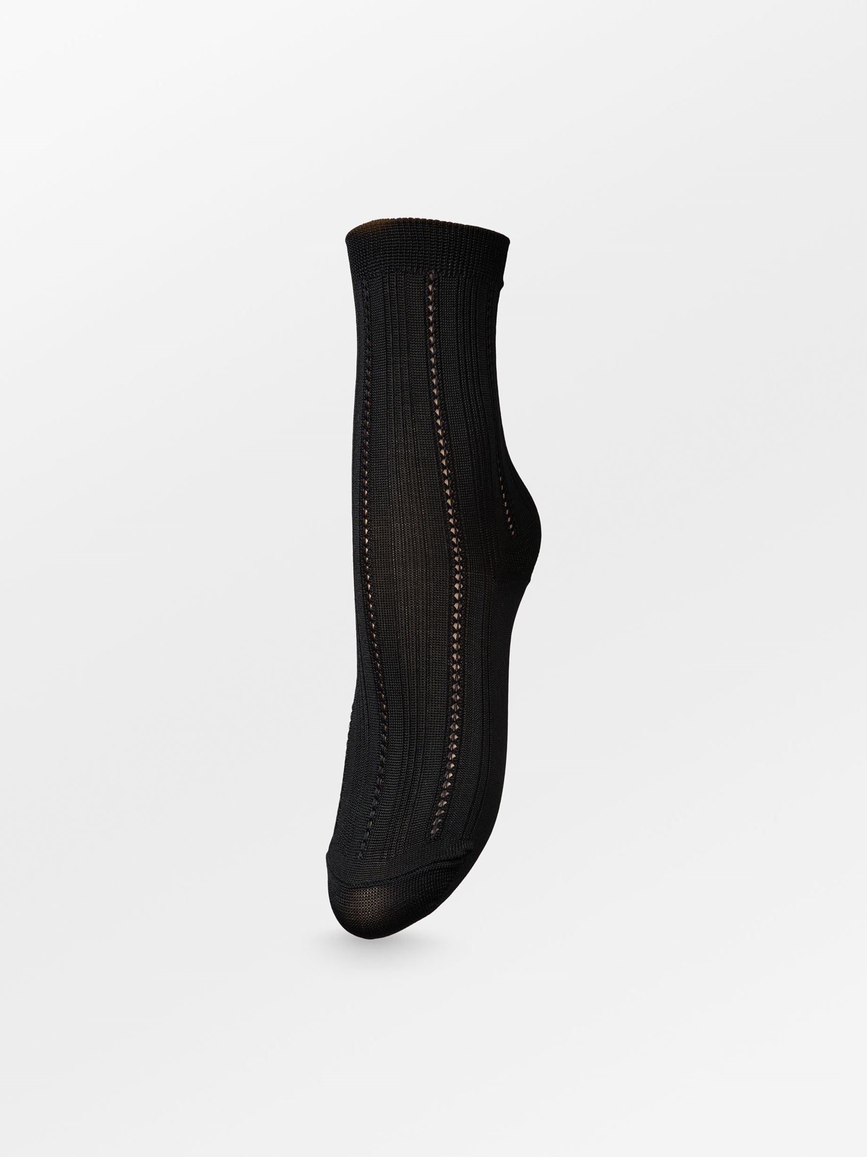 Becksöndergaard, Solid Drake Sock - Black, socks, socks, black week, black week