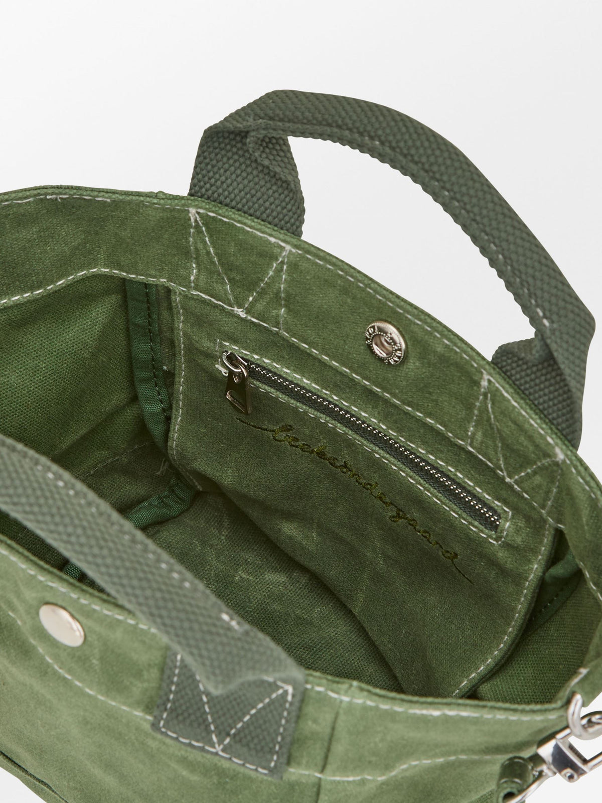 Becksöndergaard, Solid Waxed Ari Bag - Chive Green, onesize
