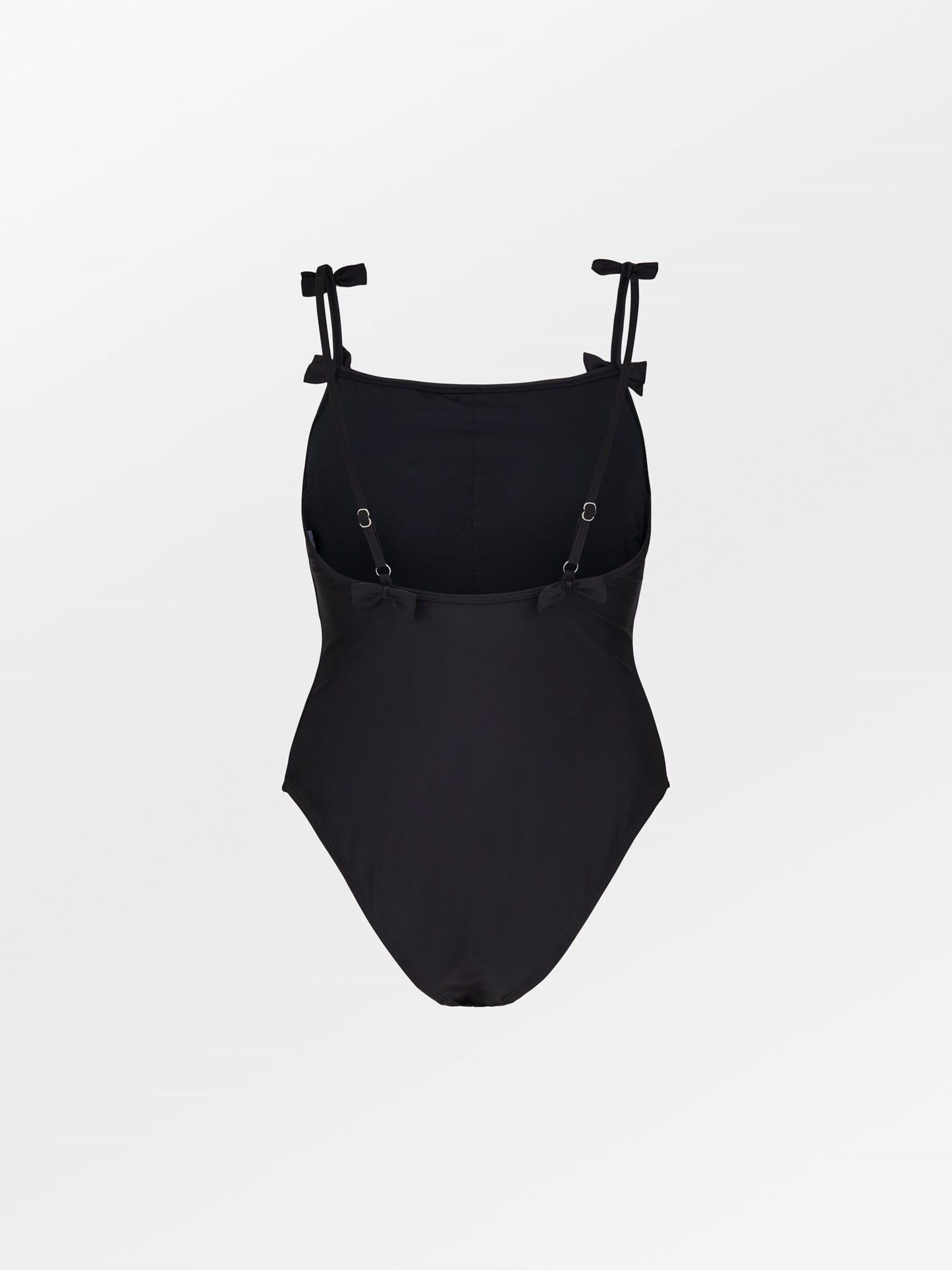 Solid Bow Euna Swimsuit - Black Clothing BeckSöndergaard.no