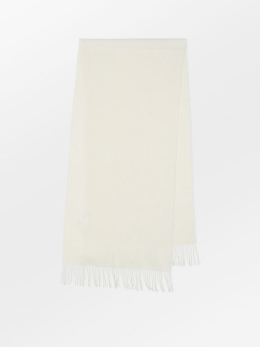 Crystal Edition Wool Scarf - Off White OneSize BeckSöndergaard.no