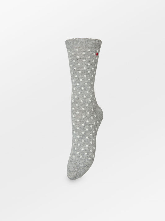Dotted Wola Sock OneSize BeckSöndergaard.no